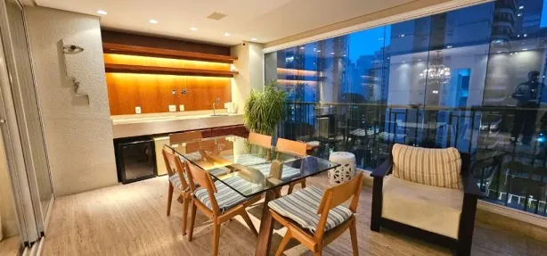Apartamento com 3 Quartos para venda ou aluguel, 223m² no Campo Belo, São Paulo