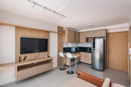 Studio com 1 Quarto para alugar, 32m² no Centro, Juiz de Fora