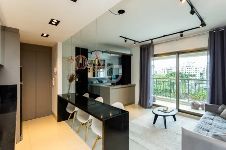Apartamento com 1 Quarto para venda ou aluguel, 45m² no Batel, Curitiba
