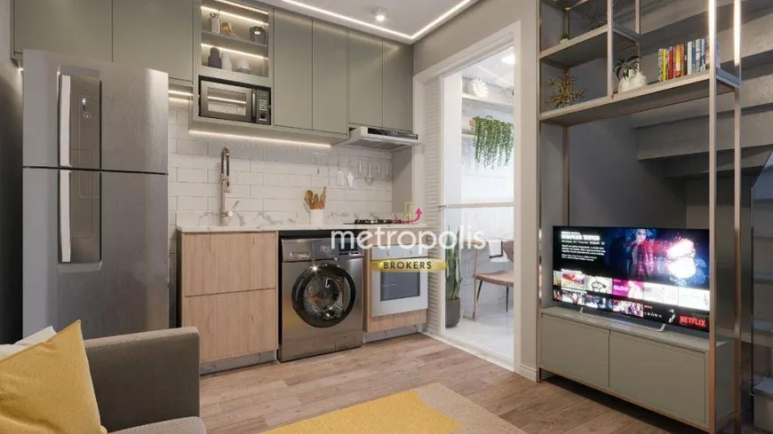 Foto do imóvel - Apartamento à venda com 1 quarto, 1 banheiro e condomínio com churrasqueira de 78 m² em