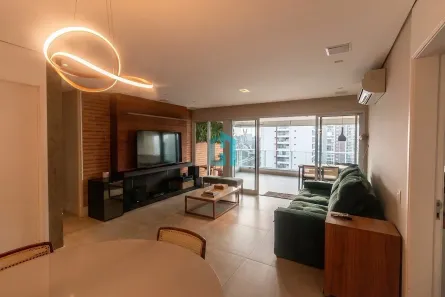 Apartamento com 2 Quartos para venda ou aluguel, 124m² no Brooklin Paulista, São Paulo