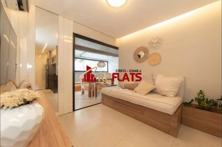 Flat com 1 Quarto à venda, 38m² no Campo Belo, São Paulo