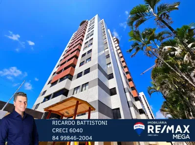 Apartamento com 3 Quartos para alugar, 70m² no Capim Macio, Natal