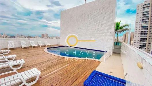 Cobertura com 3 Quartos para venda ou aluguel, 120m² no Marapé, Santos