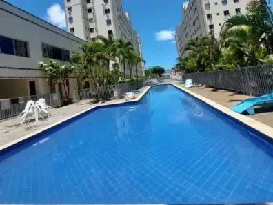 Apartamento com 3 Quartos para alugar, 64m² no Centro, Lauro de Freitas