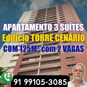 Apartamento com 3 Quartos à venda, 125m² no Telégrafo, Belém