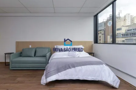 Studio com 1 Quarto para alugar, 23m² no Centro, São Paulo