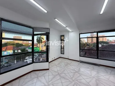 Conjunto Comercial / Sala à venda, 86m² no Vila Mathias, Santos
