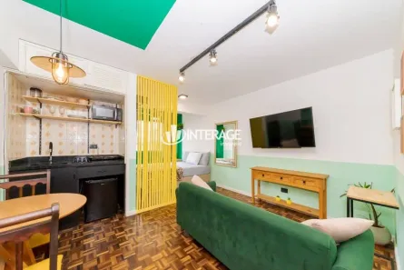 Studio com 1 Quarto para alugar, 21m² no Centro, Curitiba