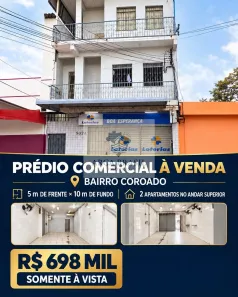 Prédio Inteiro com 1 Quarto à venda, 59m² no Coroado, Manaus