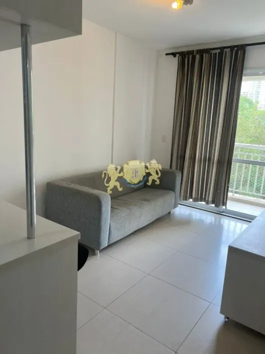 Foto do imóvel - Flat para alugar com 1 quarto, 1 suíte, 1 banheiro e 1 vaga na garagem em