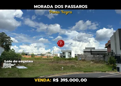 Terreno / Lote / Condomínio à venda, 507m² no Ponta Negra, Manaus