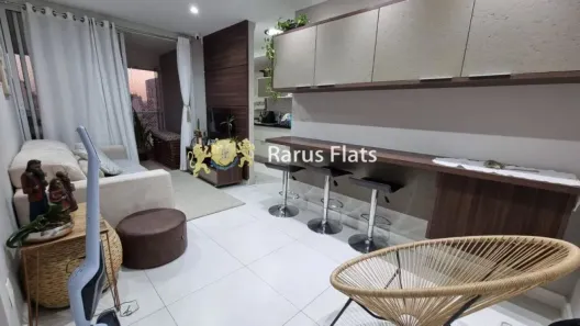 Flat com 1 Quarto à venda, 45m² no Brooklin Paulista, São Paulo