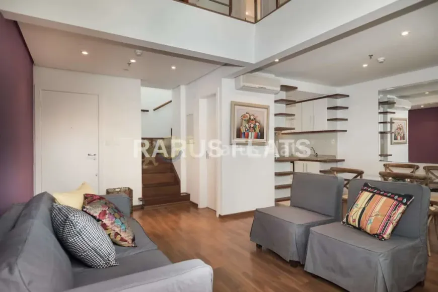 Foto do imóvel - Flat para alugar com 1 quarto, 1 suíte, mobiliado e 2 banheiros próximo ao Metrô Moema em