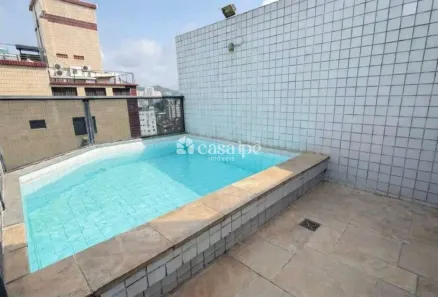 Cobertura com 1 Quarto à venda, 112m² no Gonzaga, Santos