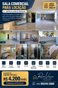 Prédio Inteiro para alugar, 255m² no Centro, Lauro de Freitas
