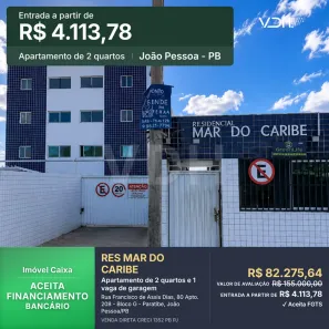 Apartamento com 2 Quartos à venda, 43m² no Paratibe, João Pessoa