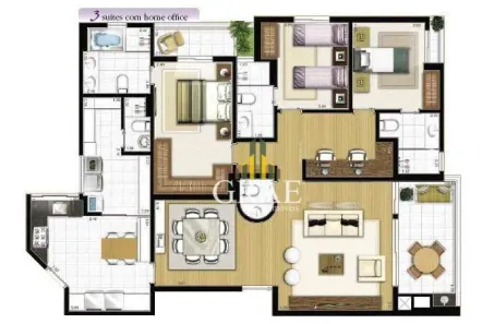 Apartamento com 3 Quartos à venda, 156m² no Santa Paula, São Caetano do Sul