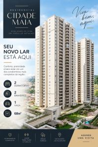 Apartamento com 2 Quartos à venda, 68m² no Jardim Flor da Montanha, Guarulhos