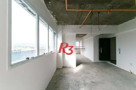 Conjunto Comercial / Sala para venda ou aluguel, 53m² no Ponta da Praia, Santos