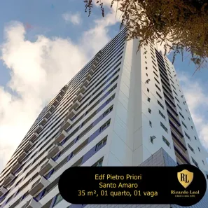 Apartamento com 1 Quarto à venda, 35m² no Santo Amaro, Recife