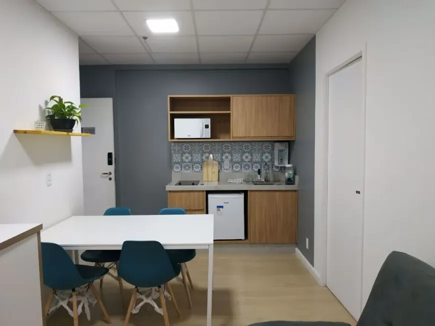 Foto do imóvel - Sala/Conjunto/Escritório à venda com 44 m², 1 banheiro, mobiliado e 1 vaga na garagem próximo à.