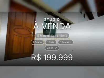 Studio com 1 Quarto à venda, 42m² no Mata da Serra, Serra