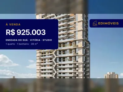 Studio com 1 Quarto à venda, 39m² no Enseada do Suá, Vitória