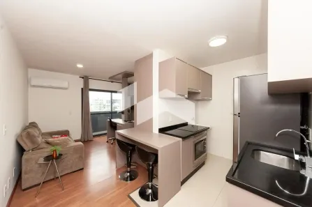Studio com 1 Quarto para alugar, 34m² no Centro, Curitiba
