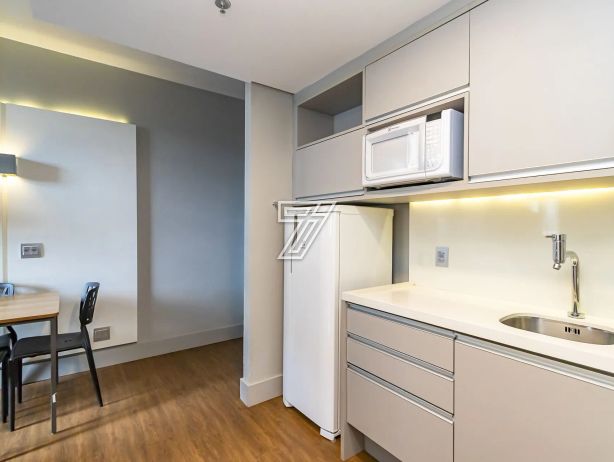 FLAT (com quarto separado) mobiliado e decorado, andar alto, face oeste, Batel, com 36m² privativos! - foto 9