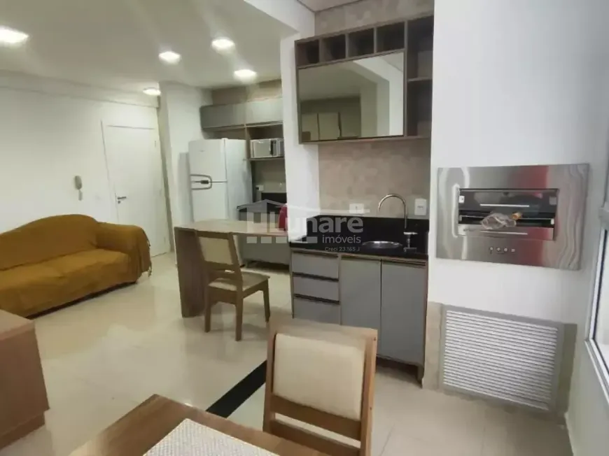 Foto do imóvel - Apartamento para alugar com 1 quarto, 1 banheiro, 44 m², condomínio com piscina e elevador.