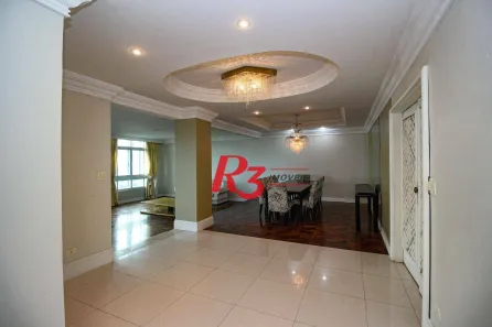Apartamento com 4 Quartos para venda ou aluguel, 355m² no Boqueirão, Santos