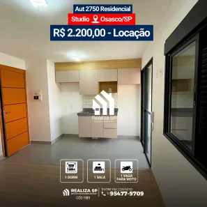 Studio com 1 Quarto para alugar, 24m² no Centro, Osasco