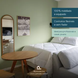Apartamento com 1 Quarto para alugar, 19m² no Centro, Florianópolis