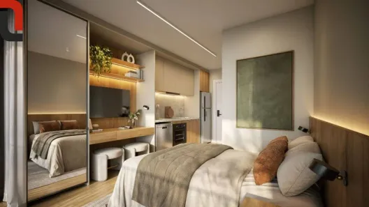 Studio com 1 Quarto à venda, 20m² no Centro, Curitiba