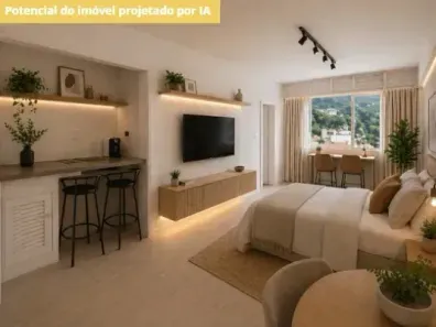Studio com 1 Quarto à venda, 24m² no Laranjeiras, Rio de Janeiro