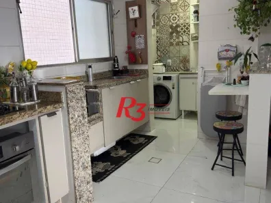 Apartamento com 3 Quartos à venda, 111m² no Gonzaga, Santos
