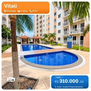 Apartamento com 2 Quartos à venda, 47m² no Alvorada, Manaus