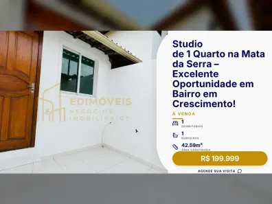 Studio com 1 Quarto à venda, 42m² no Mata da Serra, Serra