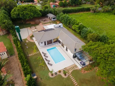 Fazenda / Sítio / Chácara com 4 Quartos à venda, 355m² no Colinas do Mosteiro de Itaici, Indaiatuba