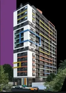Studio com 1 Quarto para alugar, 27m² no Centro, Curitiba