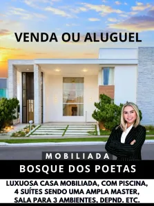 Casa de Condomínio com 4 Quartos para venda ou aluguel, 350m² no Parque do Jiqui, Parnamirim