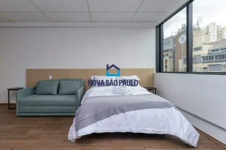 Studio com 1 Quarto para alugar, 23m² no Centro, São Paulo