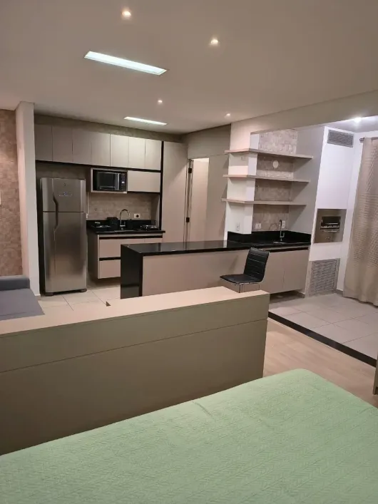 Foto do imóvel - Apartamento para alugar com 43 m², 1 quarto, 1 banheiro, 1 vaga