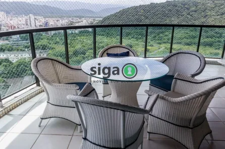 Apartamento com 4 Quartos para venda ou aluguel, 475m² no Mar e Céu, Guarujá