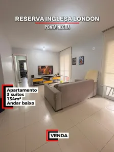 Apartamento com 3 Quartos à venda, 134m² no Ponta Negra, Manaus