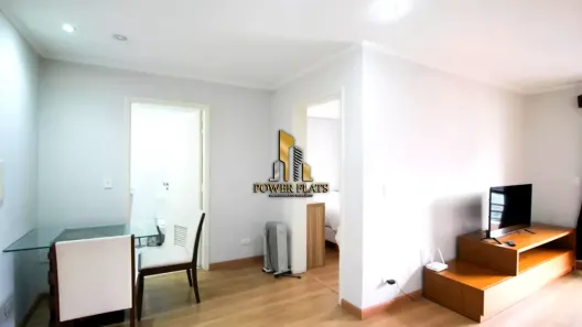Flat com 1 Quarto para alugar, 45m² no Itaim Bibi, São Paulo