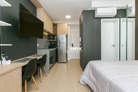 Studio com 1 Quarto para alugar, 23m² no Centro, Curitiba