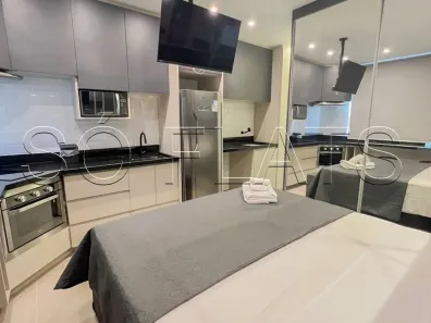 Studio com 1 Quarto para alugar, 28m² no Indianópolis, São Paulo