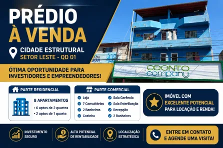 Prédio/Edifício Inteiro com 8 Quartos à venda, 600m² no Setor Leste, Brasília